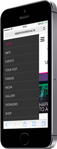 Phone site - menu